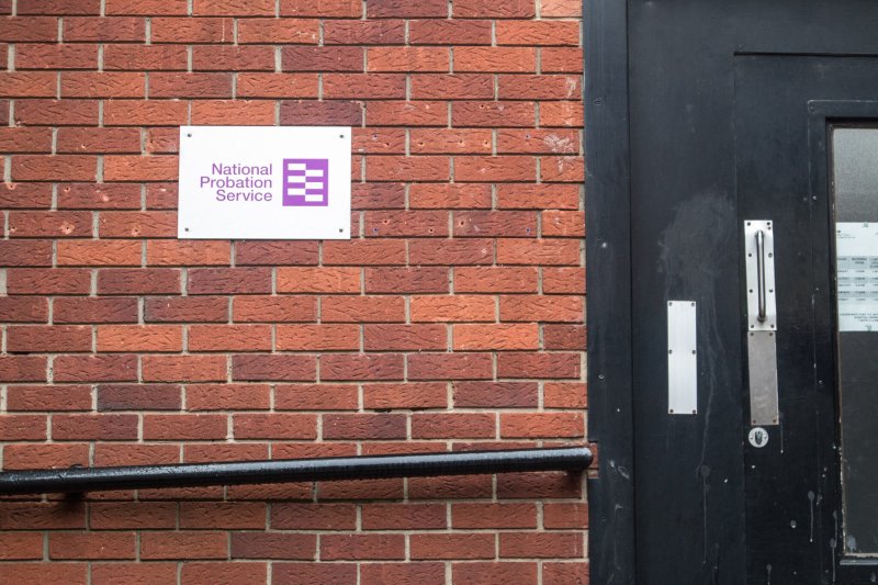 Probation service sign