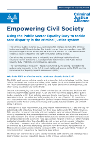 Tackling Racial Inequality Introduction 1